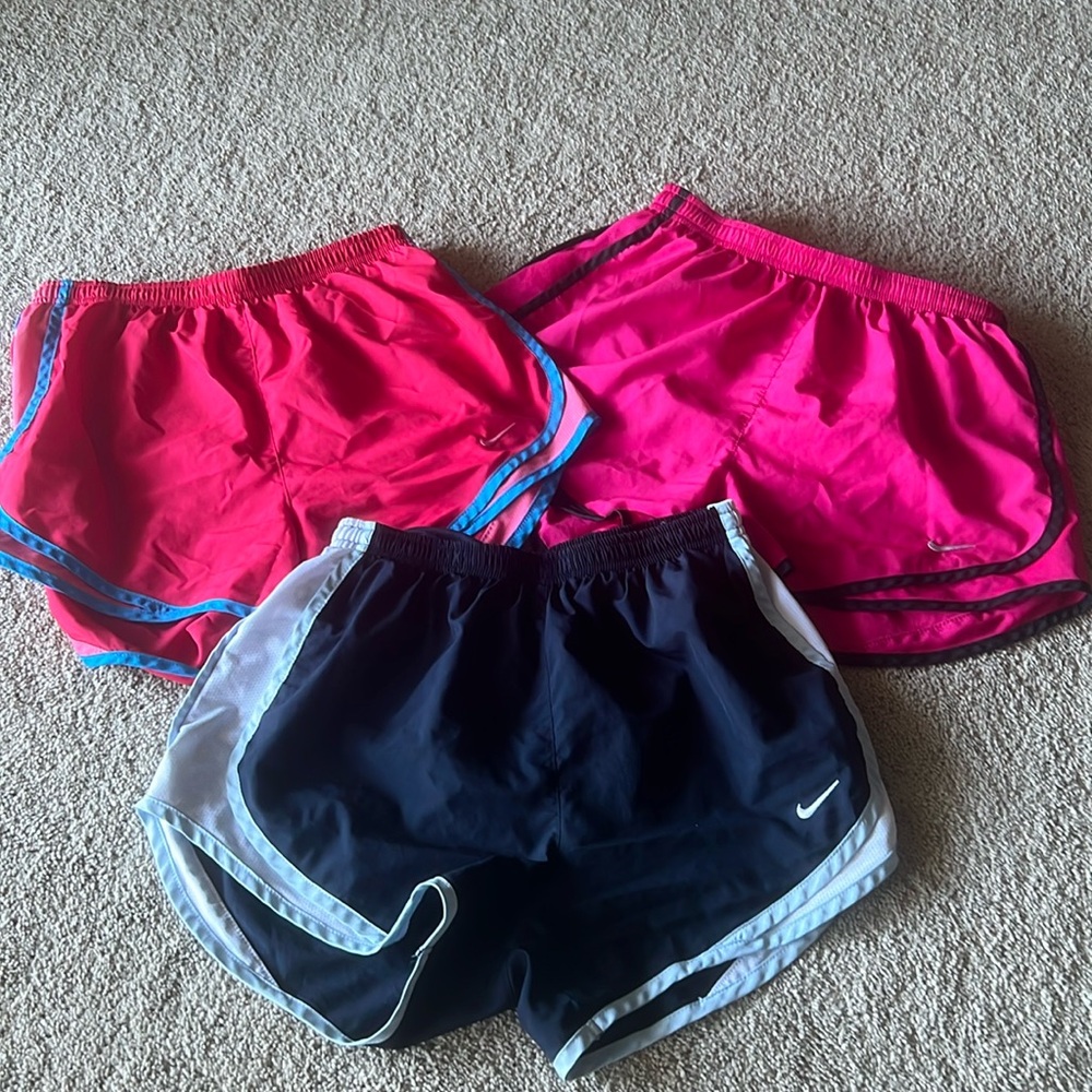 3 pairs of Nike Shorts, size small